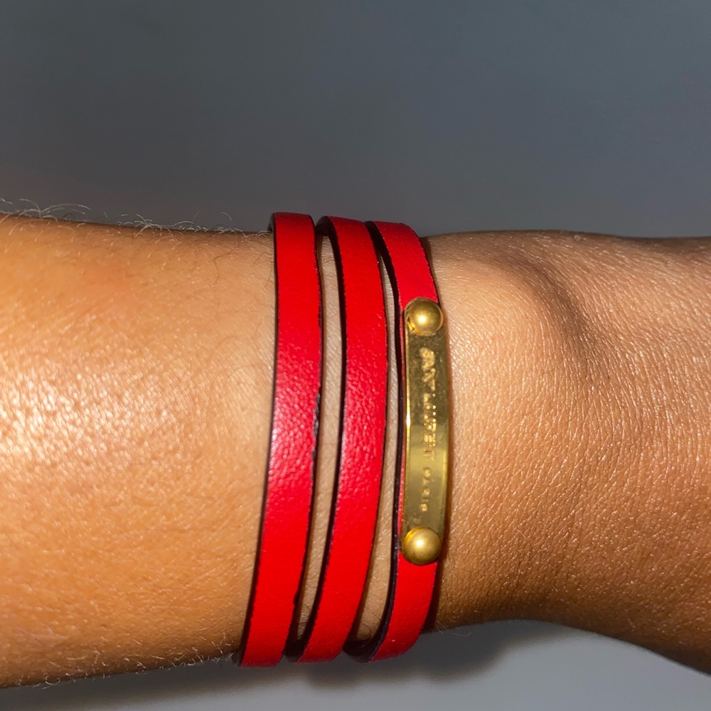Saint Laurent (YSL) Bracelet-Red